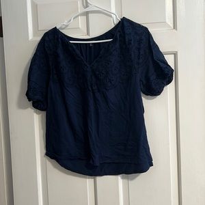 Navy lucky brand top
